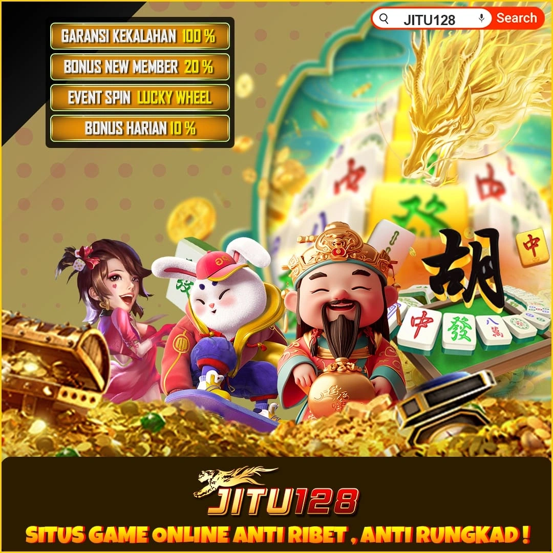 JITU128 : SITUS RESMI SLOT GACOR INDONESIA DAN SABUNG AYAM LIVE 24 JAM JACKPOT MELIMPAH Terbaik